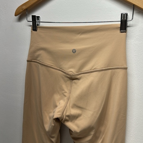 Lululemon Align High Rise Leggings Athletic Pants Legging 25 "Contour Tan Size 6 - Picture 6 of 9